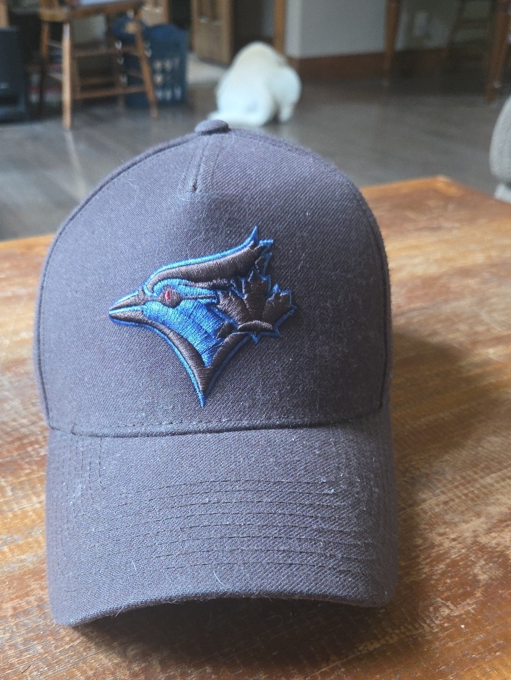 Toronto Blue Jays Embroidered Logo Baseball Cap - Brown/Blue